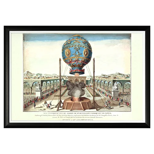 Арт-постер «Клод-Луи Дезре: Монгольфьер, 1783»