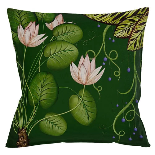 Подушка «Тропический лес / Грин», версия 4