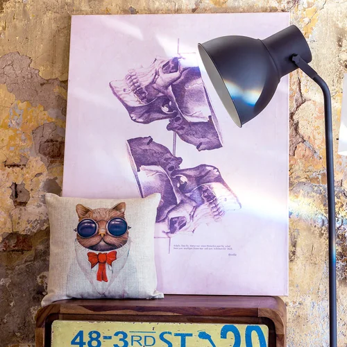 Декоративная подушка «Мистер Базилио»