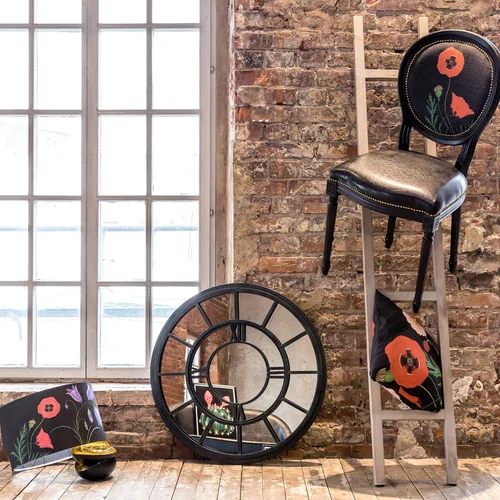 Подушка «Ночной сад / Нуар», версия 1