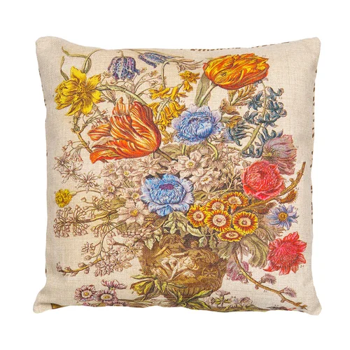 Декоративная подушка «12 месяцев цветения», версия Март