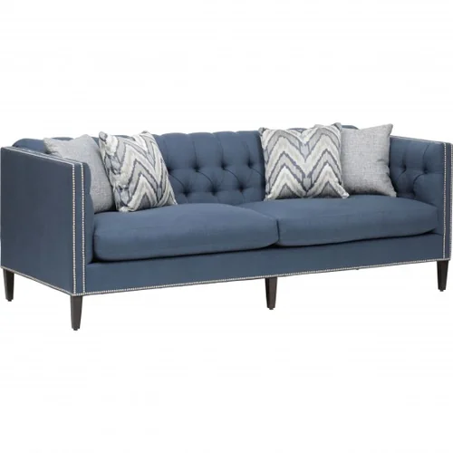 Диван Smog прямой голубой