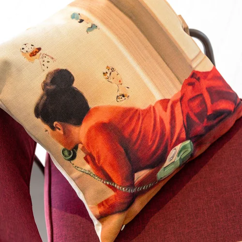 Арт-подушка «Болтовня»