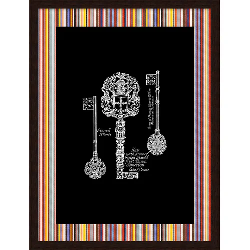 Арт-постер «Трио ключей Страйп»