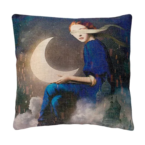 Декоративная подушка «Замки в небесах»