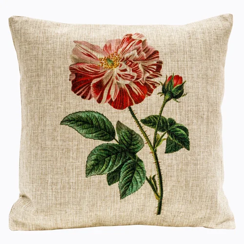 Интерьерная подушка «Цветочный ноктюрн», версия 5