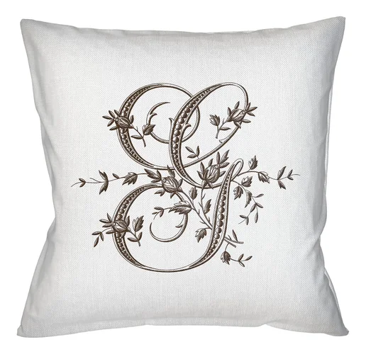 Арт-подушка «Монограмма буквы G»