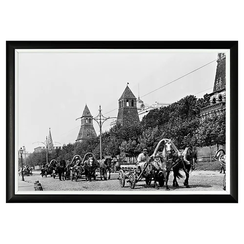 Арт-постер «Кремлевская набережная, 1890»