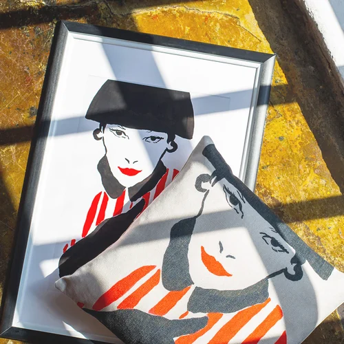 Интерьерная подушка «Полоса удачи»