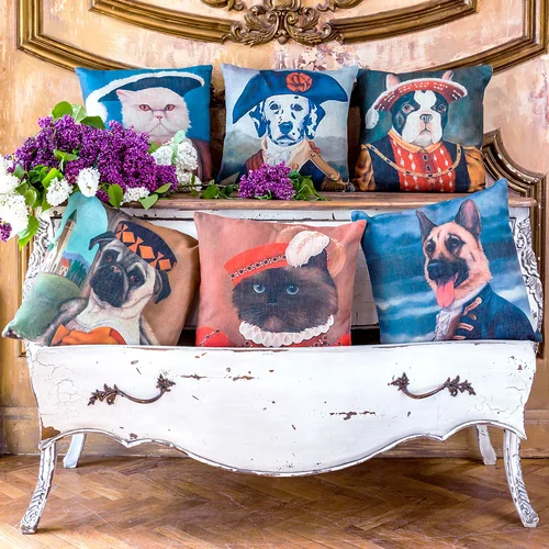 Арт-подушка «Музейный экспонат», версия 41 «Придворный генерал»