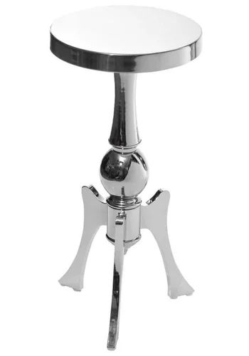 Приставной столик круглый хром 32 см Round II