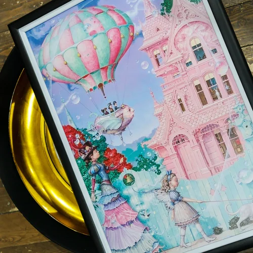 Арт-постер «Лимонадный мир, Модуль 1»