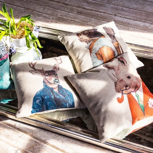 Декоративная подушка «Мистер Носорог»