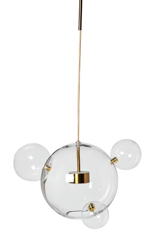 Светильник потолочный латунь d.30см желтый