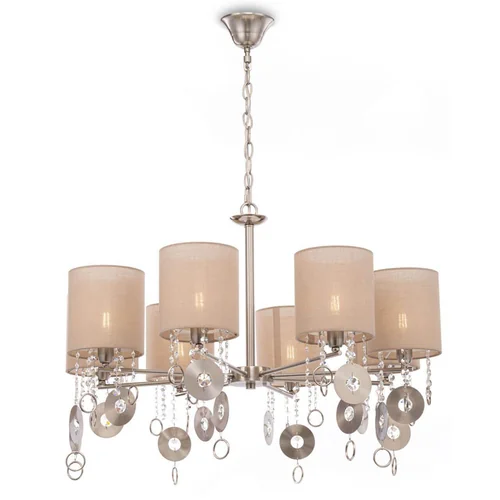 Подвесная люстра Maytoni Kira MODPL-N бежевый;серебро 8 лампочек