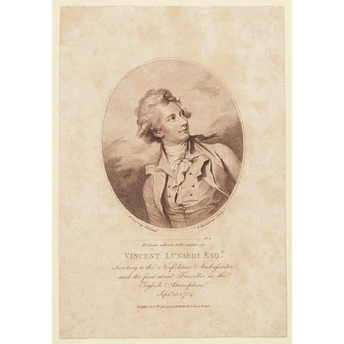 Арт-постер «Винченцо Лунарди, сентябрь 1784»