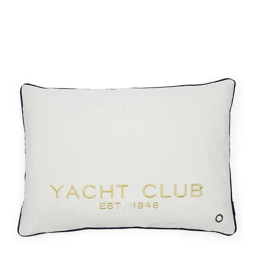 Декоративная наволочка с вышивкой Yacht Club