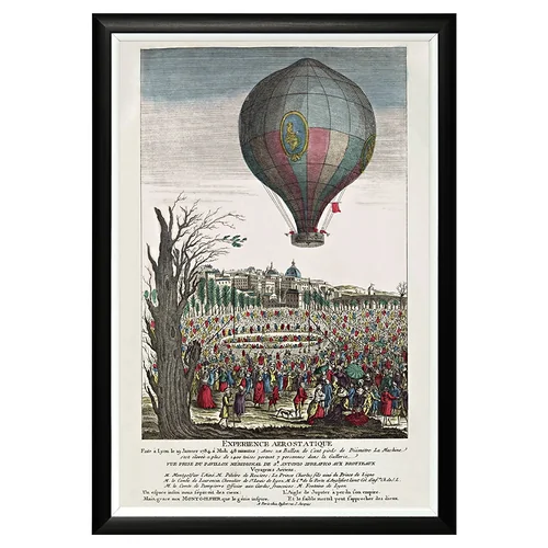 Арт-постер «Лион, 19 января 1784»