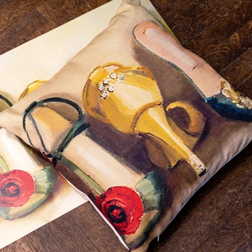 Арт-подушка «Каблучки»