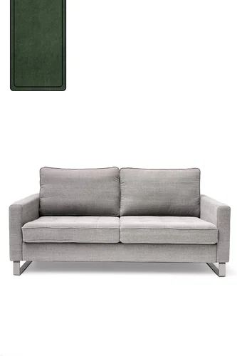 Диван West Houston 2.5 мест, бархат, зеленый плющ