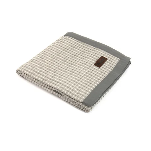 Плед детский MARZOTTO, 100х150см, шерсть мериноса, хлопок серебряный