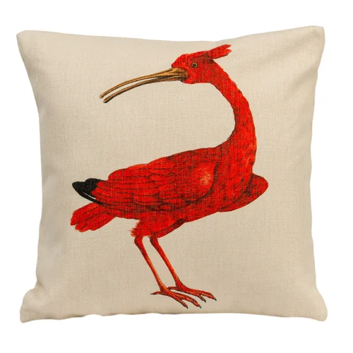 Интерьерная подушка «Алый ибис»