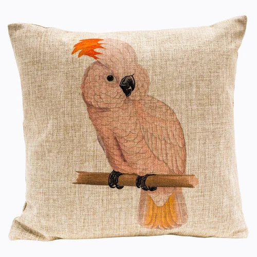 Интерьерная подушка «Экзотический полет», версия 4