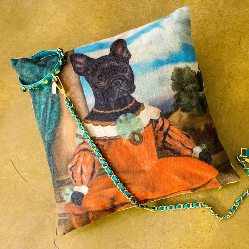 Арт-подушка «Музейный экспонат», версия 5 «Инфанта Маргарита в возрасте 5 лет»