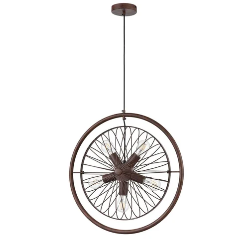 Подвесной светильник Vele Luce Hermes VLP коричневый 5 лампочек