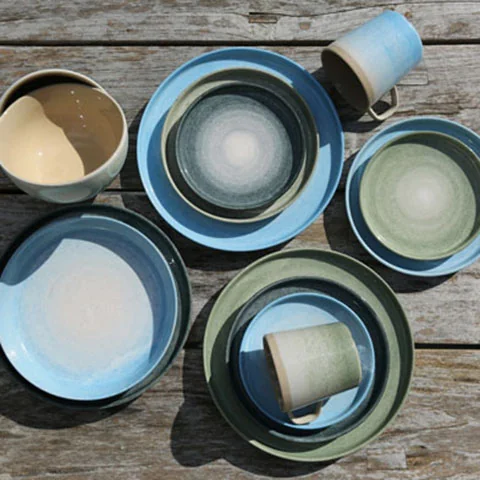 Тарелка Destino D25 см, green