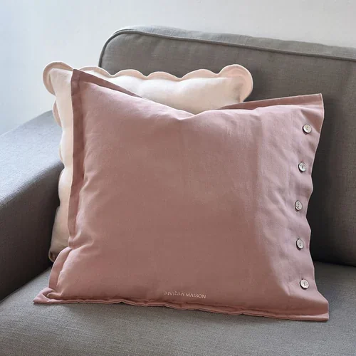 Наволочка с пуговицами Fleurs