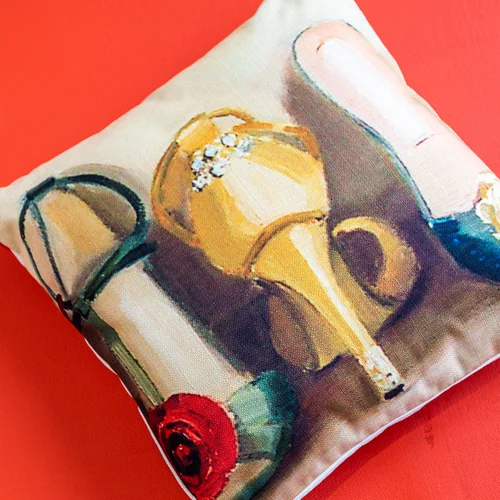 Арт-подушка «Каблучки»