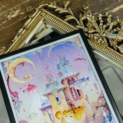 Арт-постер «Между небом и водой»