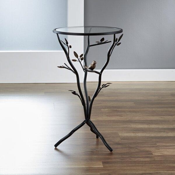 круглый металлический фантазийный прикроватный столик со стеклянной столешницей.jpeg