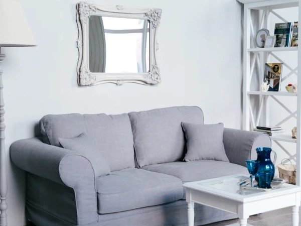 Диван Bond Street, 3,5 мест, ткань оксфорд, базовый черный