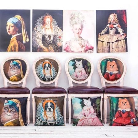 Арт-подушка «Музейный экспонат», версия 31 «Инфанта Маргарита»