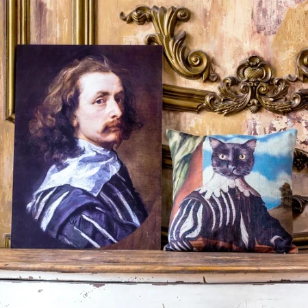 Арт-подушка «Музейный экспонат», версия 13 «Антонис ван Дейк»