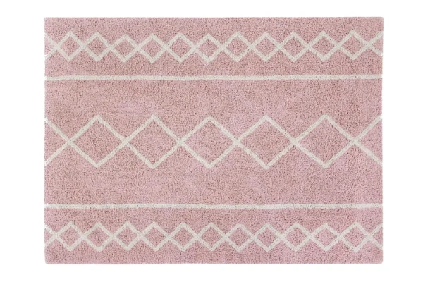 Ковер детский розовый 120х160 см Оазис винтажный