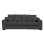 Диван Andrew Sofa большой прямой черный