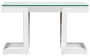 Консоль Marbella White белая/хром 130х37х76,5см