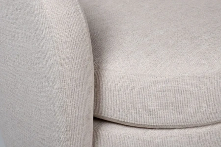 Кресло Napoli вращающееся, рогожка св.беж Н.Флайт01 76х76х76см