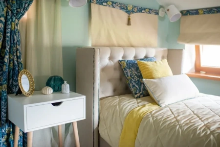 Ваза стеклянная цвет зеленый