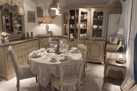 Буфет из массива Поместье фото