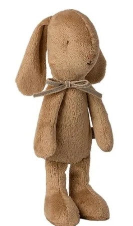 Мягкая игрушка Заяц, маленький, коричневый, '21