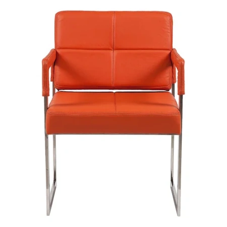 Стул с подлокотниками оранжевый Aster Chair