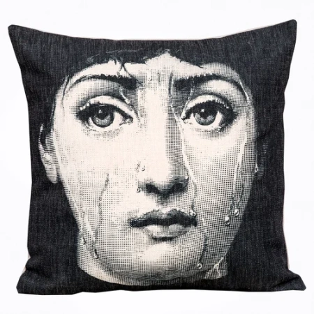 Арт-подушка «Лина», версия «Просто дождь»