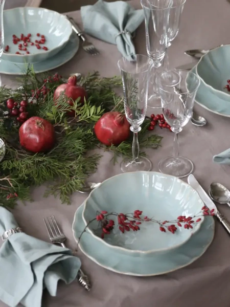 Тарелка IMPRESSIONS D30 см, Turquoise