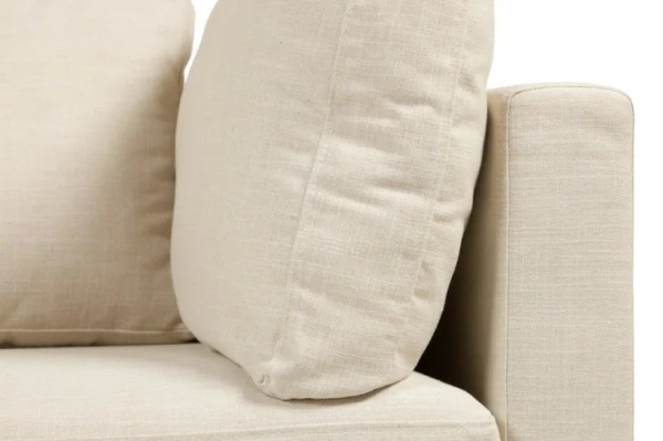 Диван Box Light большой прямой молочный