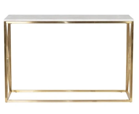 Консоль Bianco Namibia иск.мрам/мат.зол120х40х78