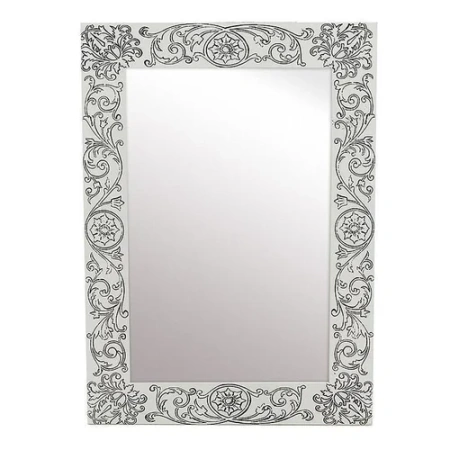 Зеркало прямоугольное в серой раме